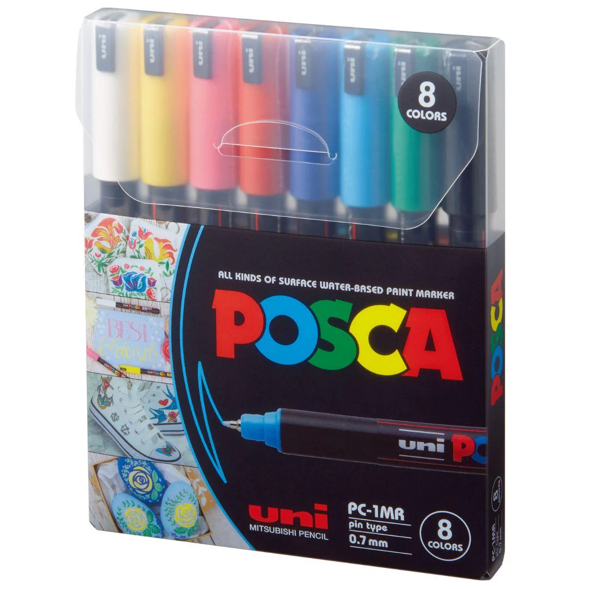 kit-caneta-posca-marcador-pc-1mr-pin-type-com-8-cores-sortidas-07mm-palacio-da-arte-76513