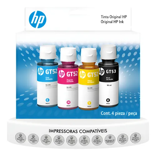 refil de tinta hp gt52