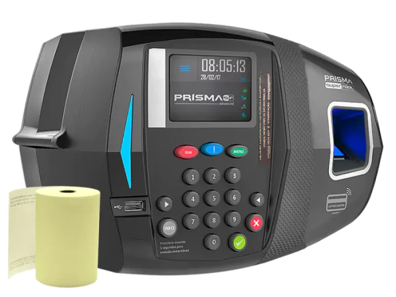 relogio-de-ponto-prisma-r2-com-bobina-de-30m